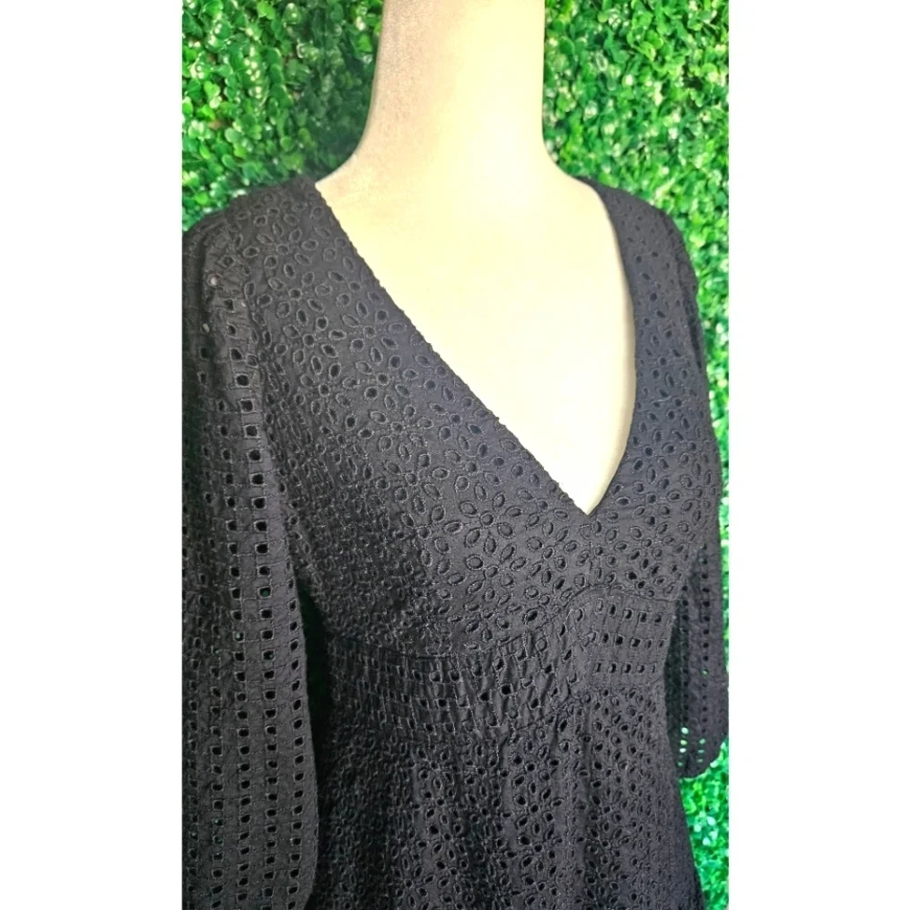 J.Crew Tiered Eyelet Dress